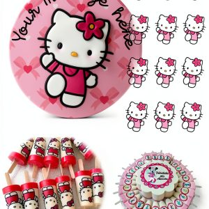 Capacillos Wafer Paper Edible Image Cake Topper Decorations-0